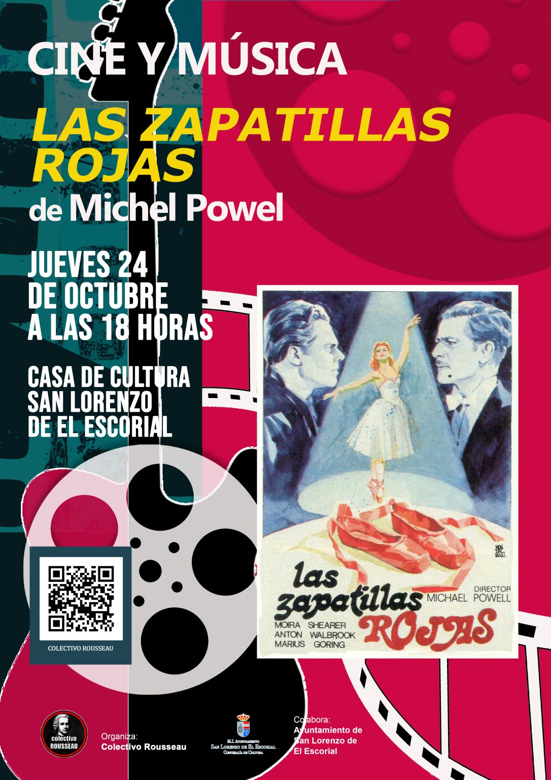 Las zapatillas rojas, jueves a las 18 horas – Colectivo Rousseau